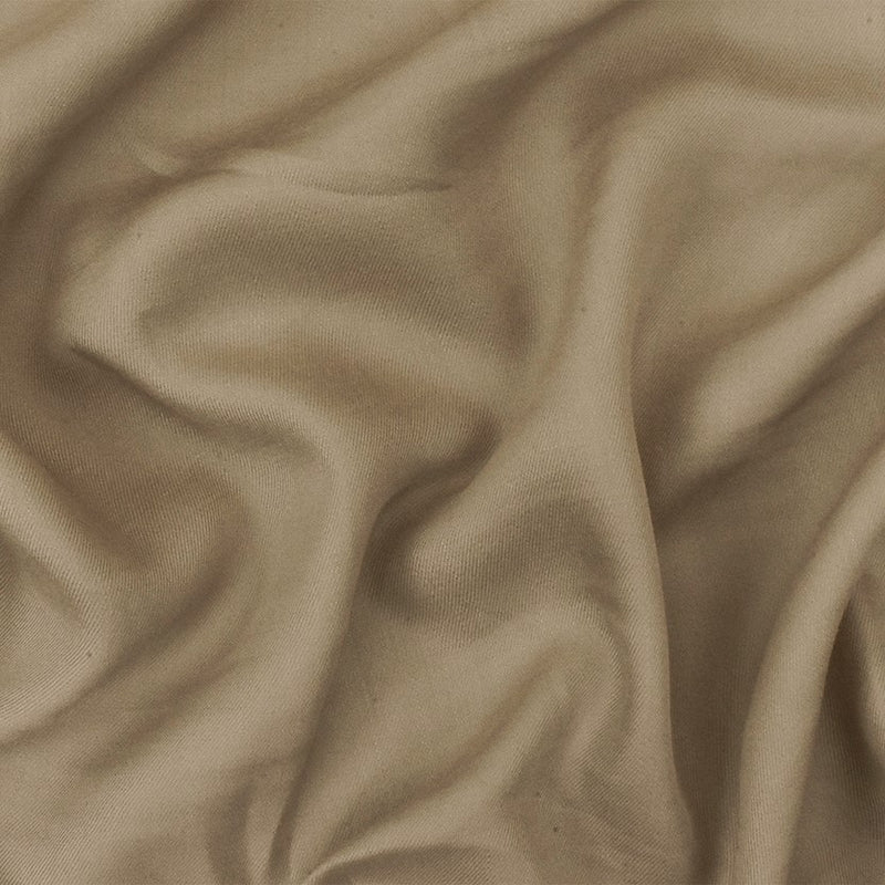 Cream Beige Rayon Challis Solid Woven Fabric