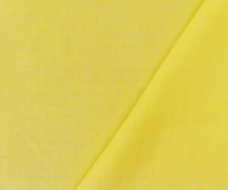 Yellow Rayon Challis Solid Woven Fabric