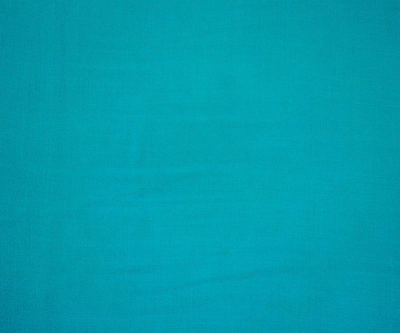 2 1/4 YD PC-True Turquoise Rayon Solid Challis Woven Fabric