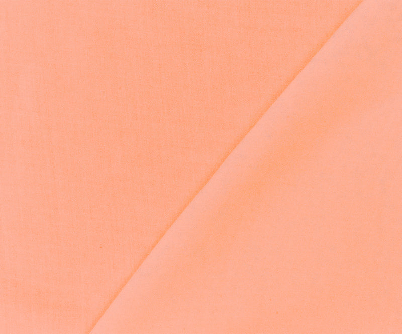 Light Orange Rayon Lawn Solid Woven Fabric
