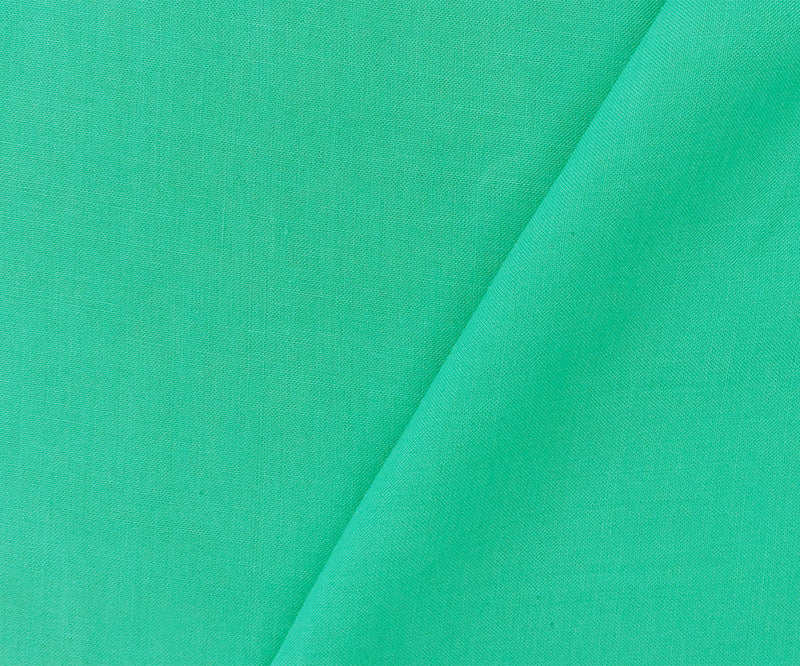 Pastel Teal Rayon Challis Solid Woven Fabric