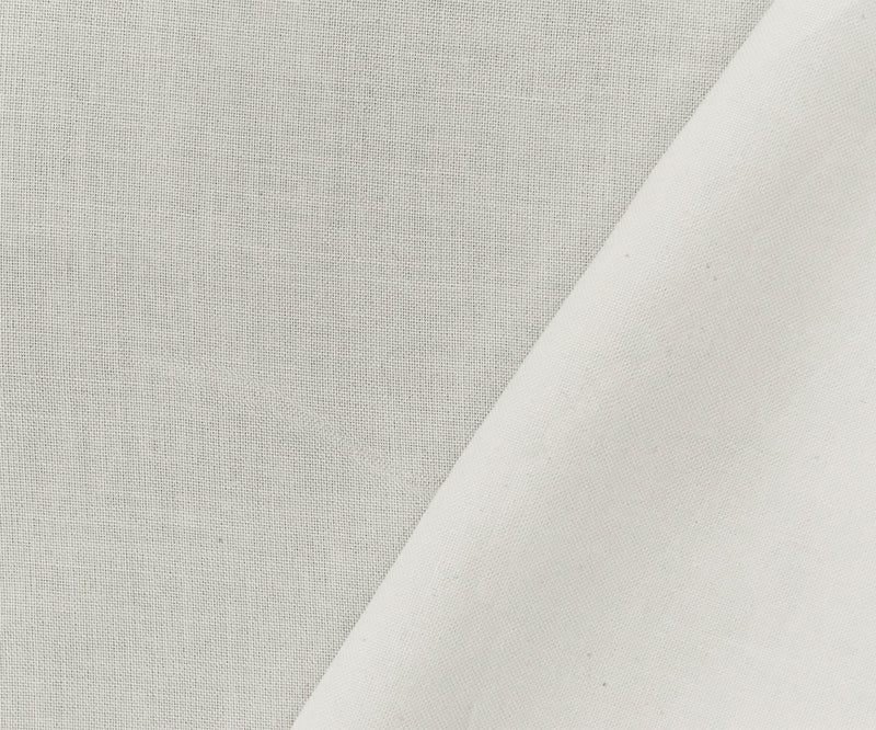 White Rayon Challis Solid Woven Fabric