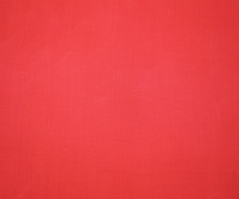Coral Red Solid Rayon Challis Woven Fabric