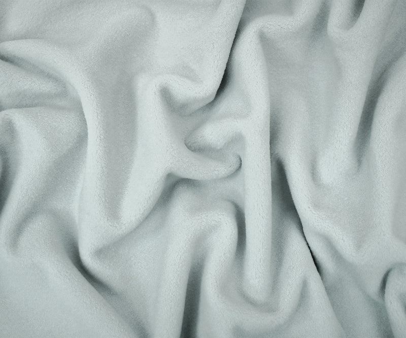 Light Gray Polyester Heavy Weight Polartec Wind Pro Knit Fabric