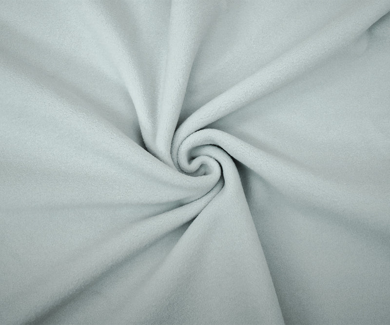 Light Gray Polyester Heavy Weight Polartec Wind Pro Knit Fabric