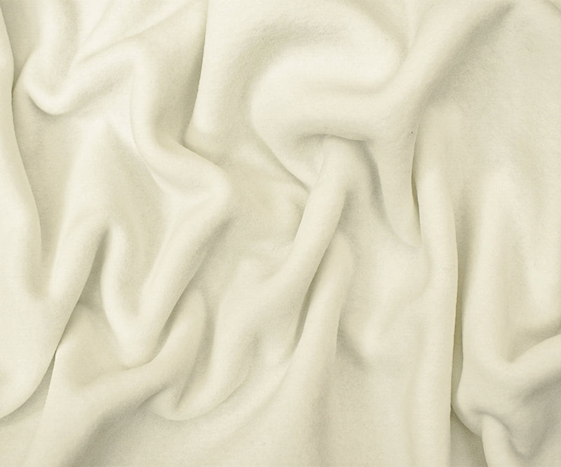 Off-White Polyester Heavy Weight Polartec Wind Pro Knit Fabric