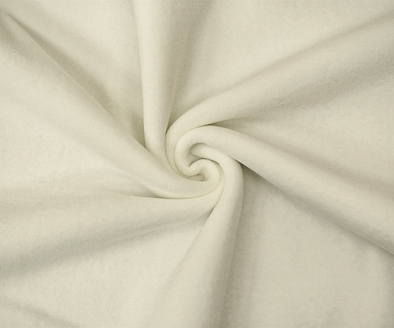 Off-White Polyester Heavy Weight Polartec Wind Pro Knit Fabric