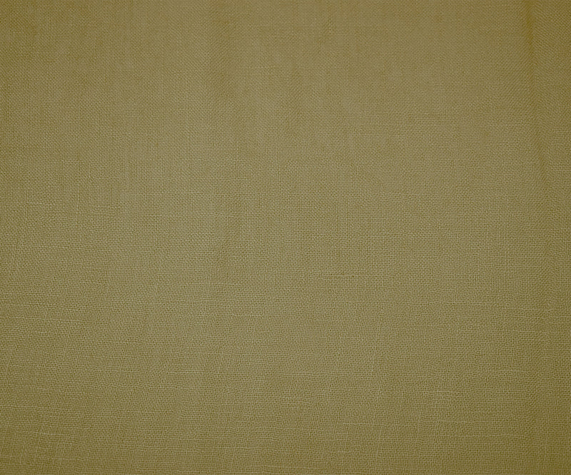 Beige Washed Semi-Sheer Washed Solid Linen Woven Fabric