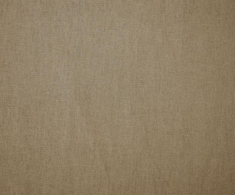 Natural Brown Solid Linen Woven Shirting Fabric