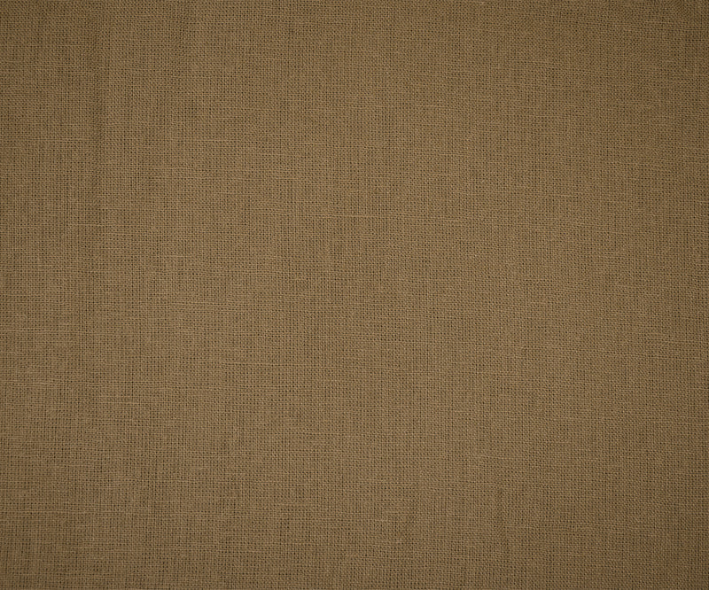 Cream Brown Solid Linen Woven Shirting Fabric