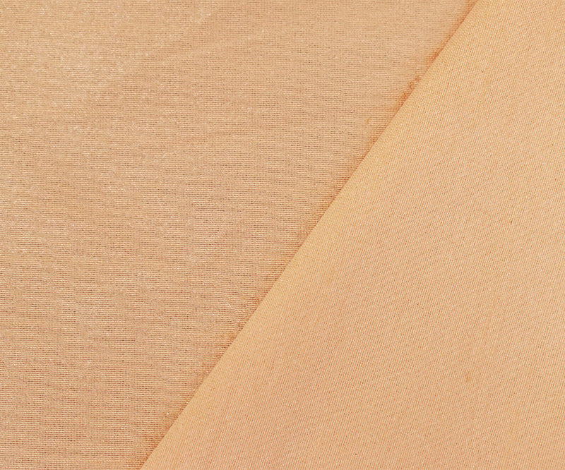 Peach Beige Silk Iridescent Dupioni Woven Fabric