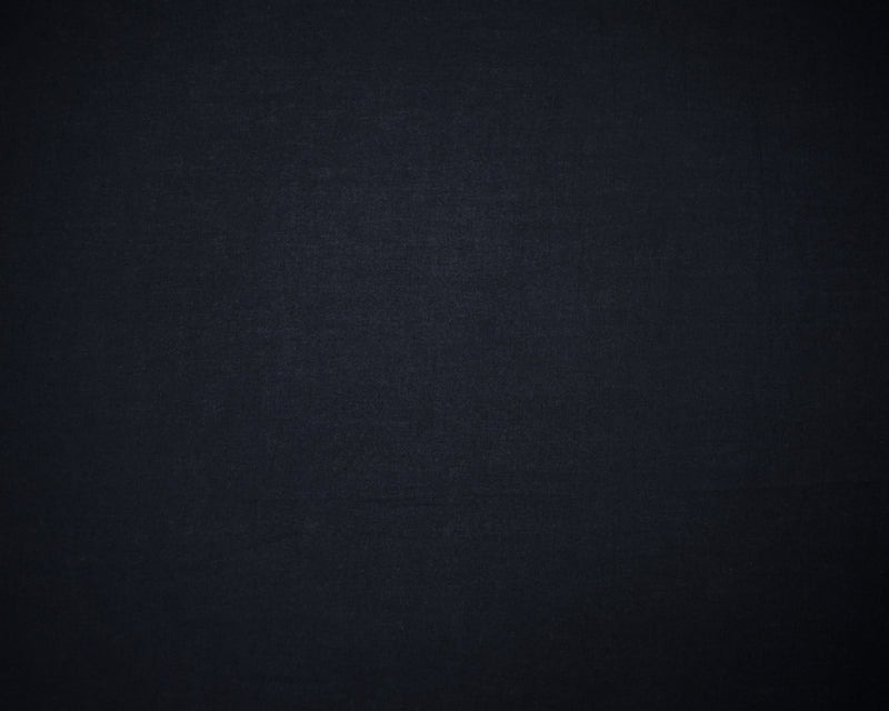 Deep Navy Blue Cotton Solid Voile Woven Fabric