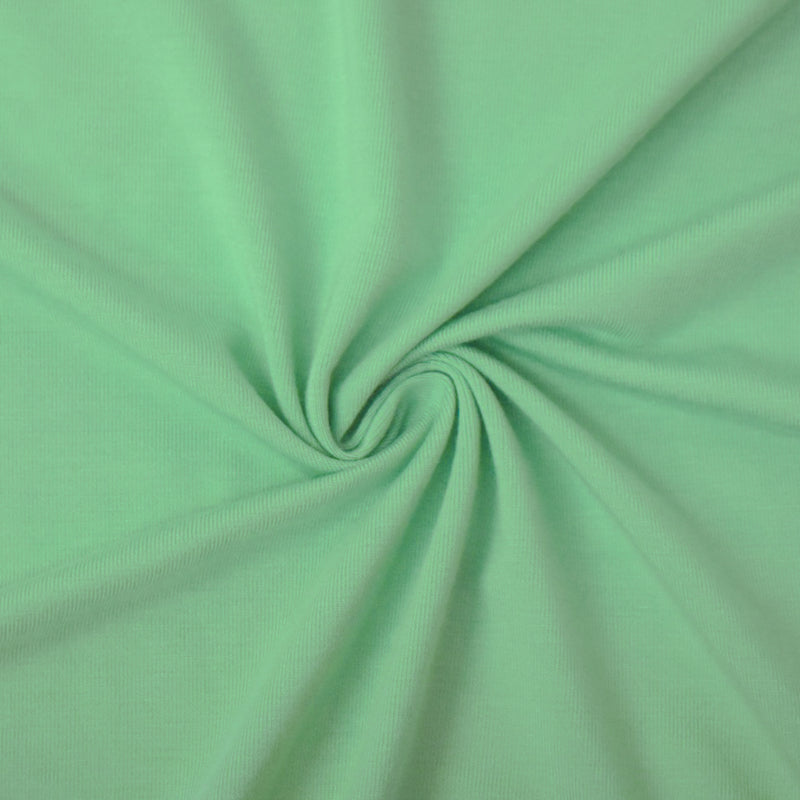 Pastel Green Bamboo Stretch Spandex Solid Jersey Knit Fabric