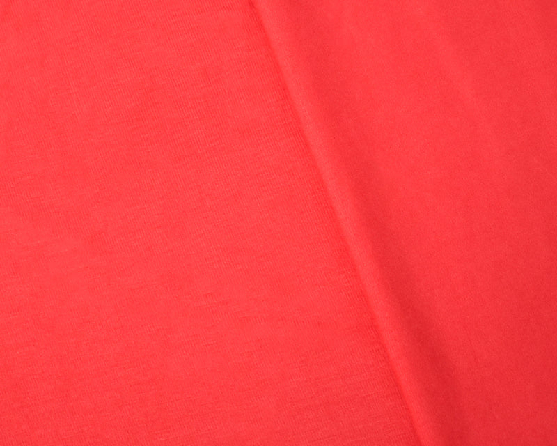Coral Red Bamboo Stretch Spandex Solid Jersey Knit Fabric