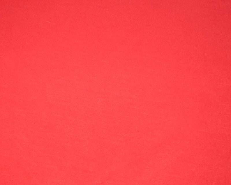 Coral Red Bamboo Stretch Spandex Solid Jersey Knit Fabric