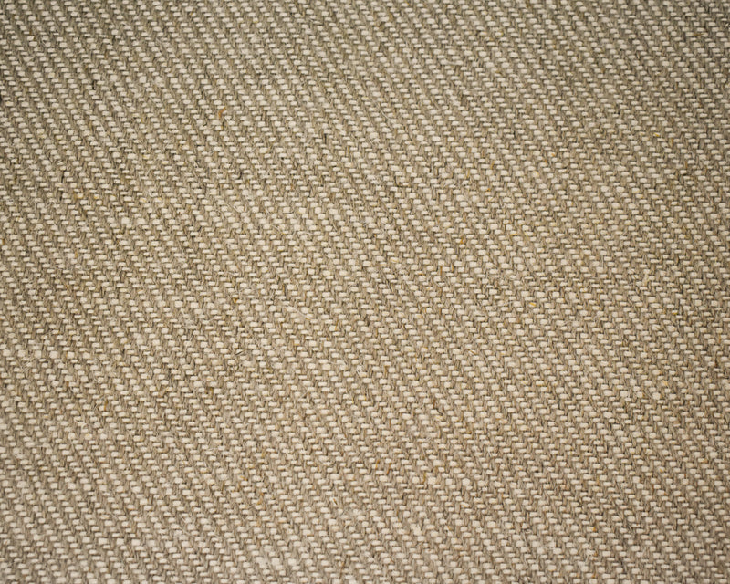 Natural Brown-White Moygashel Twill Irish Linen Woven Home Decorating Fabric