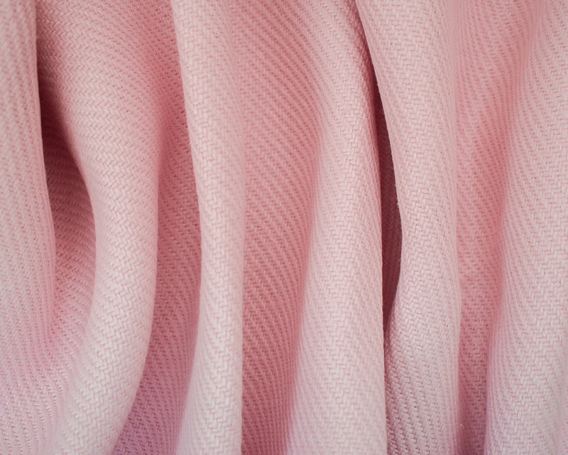 Pink Moygashel Twill Irish Linen Solid Woven Home Decorating Fabric