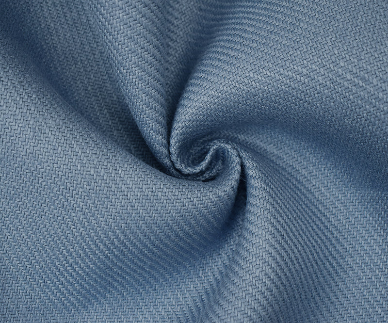 Periwinkle Blue Moygashel Twill Irish Linen Solid Woven Home Decorating Fabric