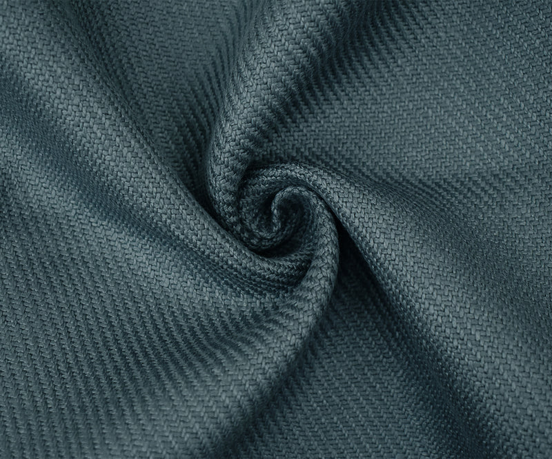 Dark Teal Moygashel Twill Irish Linen Solid Woven Home Decorating Fabric