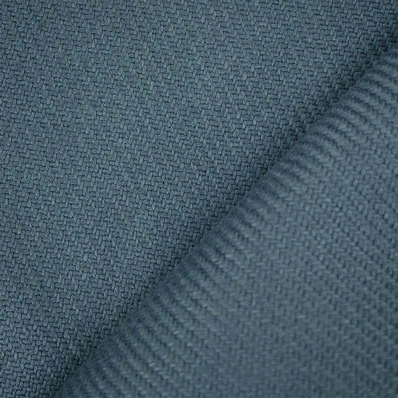 Dark Teal Moygashel Twill Irish Linen Solid Woven Home Decorating Fabric