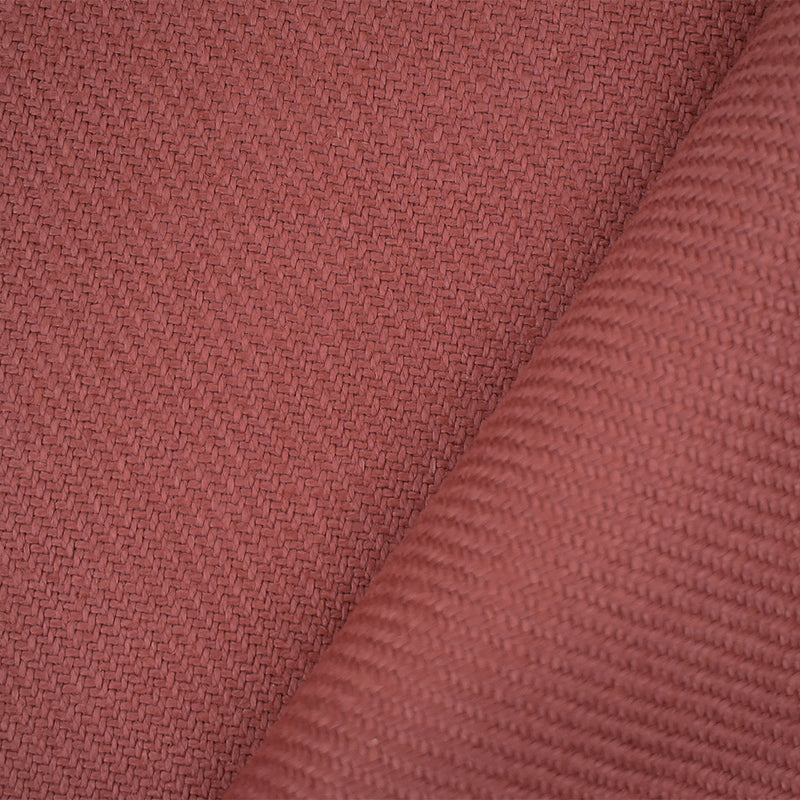 Red Moygashel Twill Irish Linen Solid Woven Home Decorating Fabric