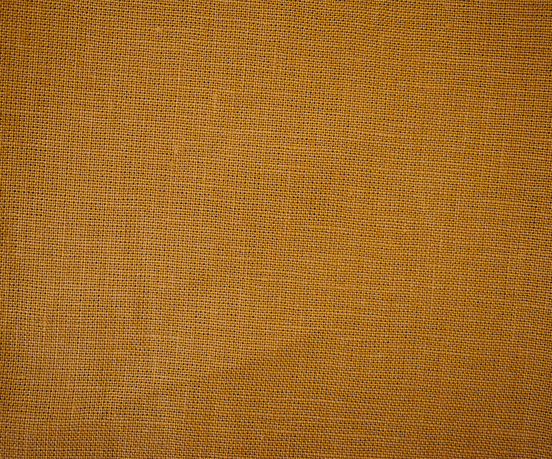 Mustard Yellow Moygashel Solid Irish Linen Woven Fabric