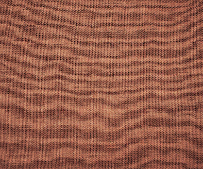 Brown Moygashel Solid Irish Linen Woven Fabric