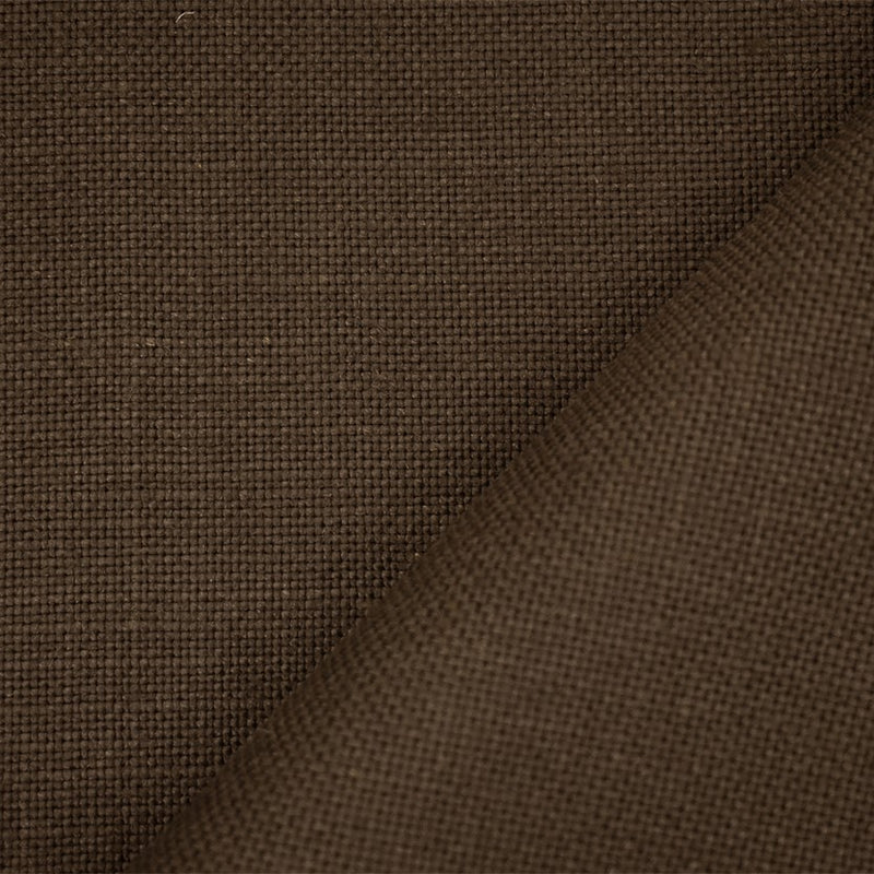 Brown Moygashel Solid Woven Irish Linen Home Decorating Fabric