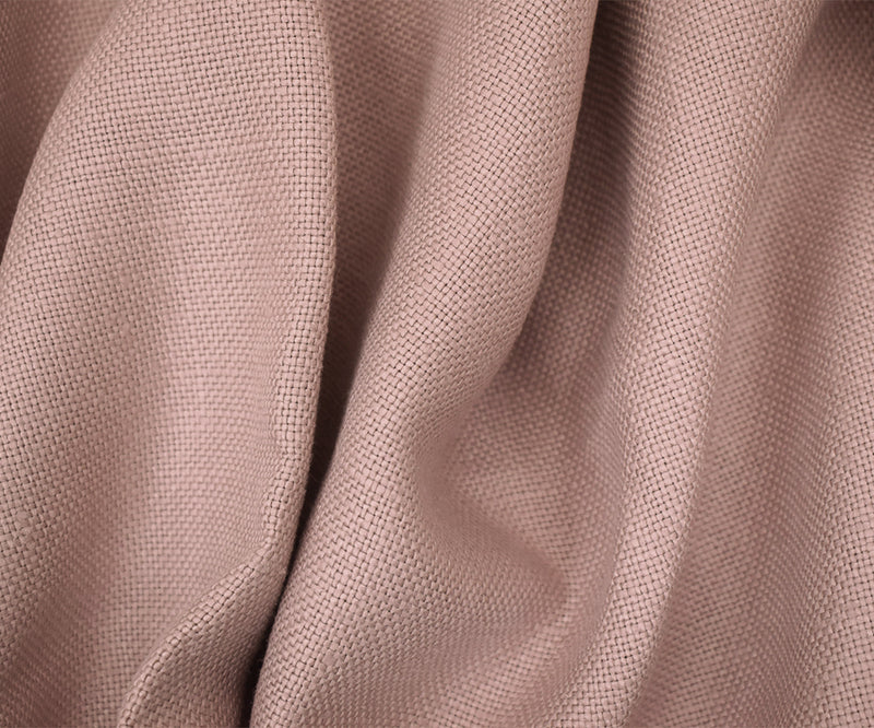 Pink Moygashel Solid Woven Irish Linen Home Decorating Fabric