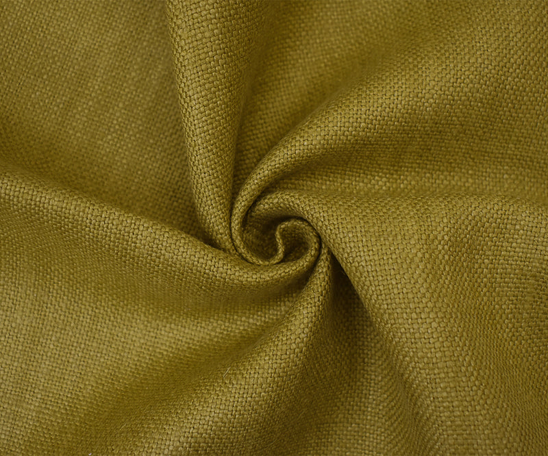 Green Moygashel Solid Woven Irish Linen Home Decorating Fabric