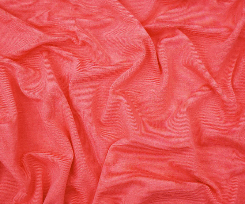 Pink Bamboo Solid Stretch Jersey Knit Fabric