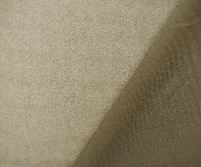 Taupe Brown Silk Chiffon Woven Fabric