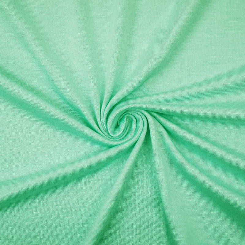Mint Green Bamboo Solid Stretch Jersey Knit Fabric