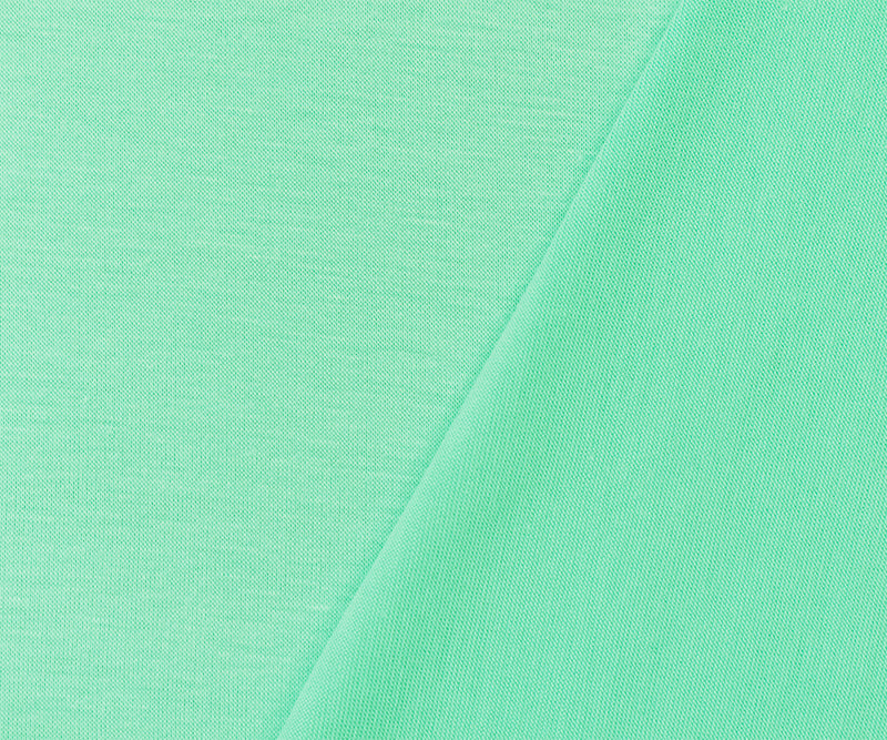 Mint Green Bamboo Solid Stretch Jersey Knit Fabric