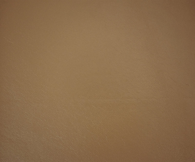 Brown Famous Maker Solid Recycled Leather and Polyurethane Blend Fabric