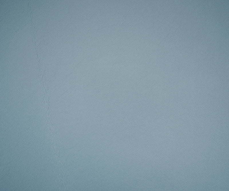 Pale Blue Famous Maker Solid Recycled Leather and Polyurethane Blend Fabric