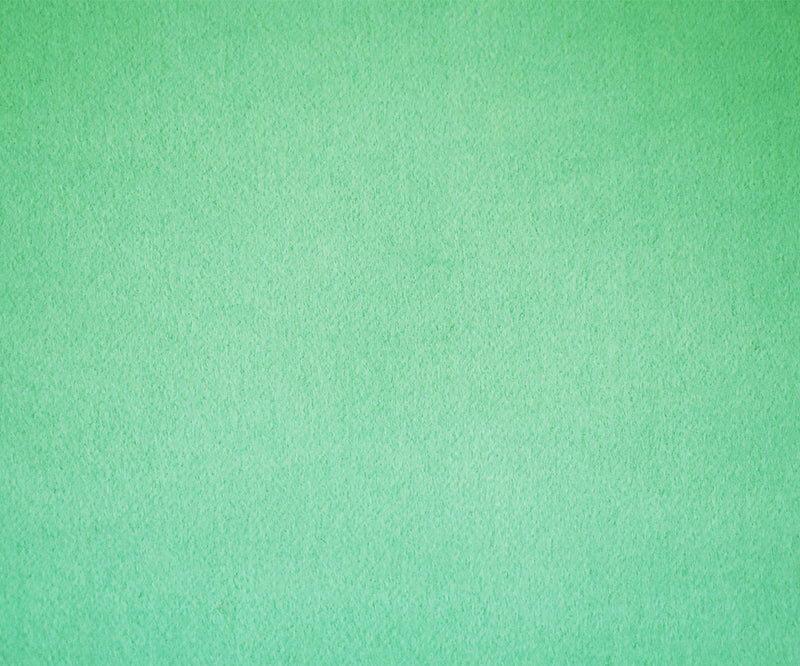 Mint Green Melton Wool-Poly Blend Solid Brush Double Woven Fabric