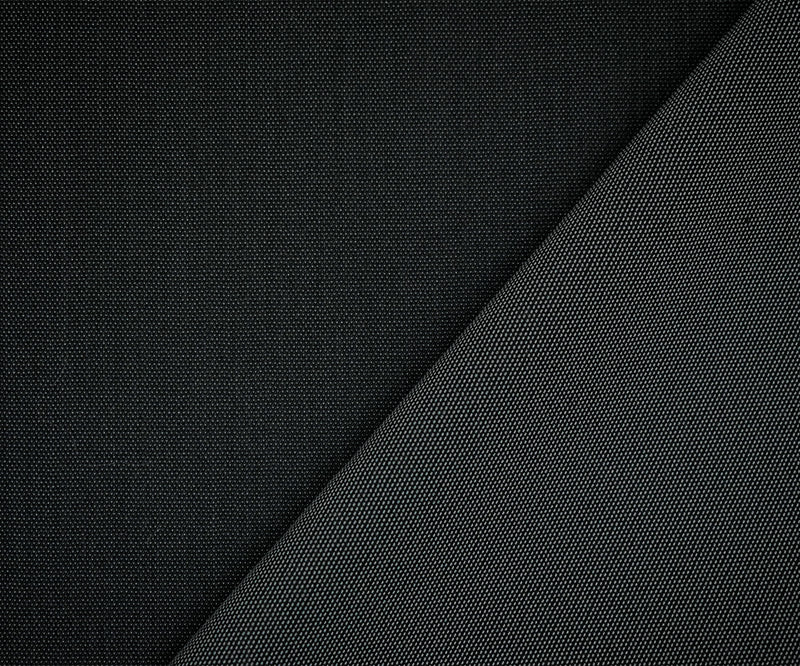 Black-Gray Poly-Wool Dobby Woven Suiting Fabric