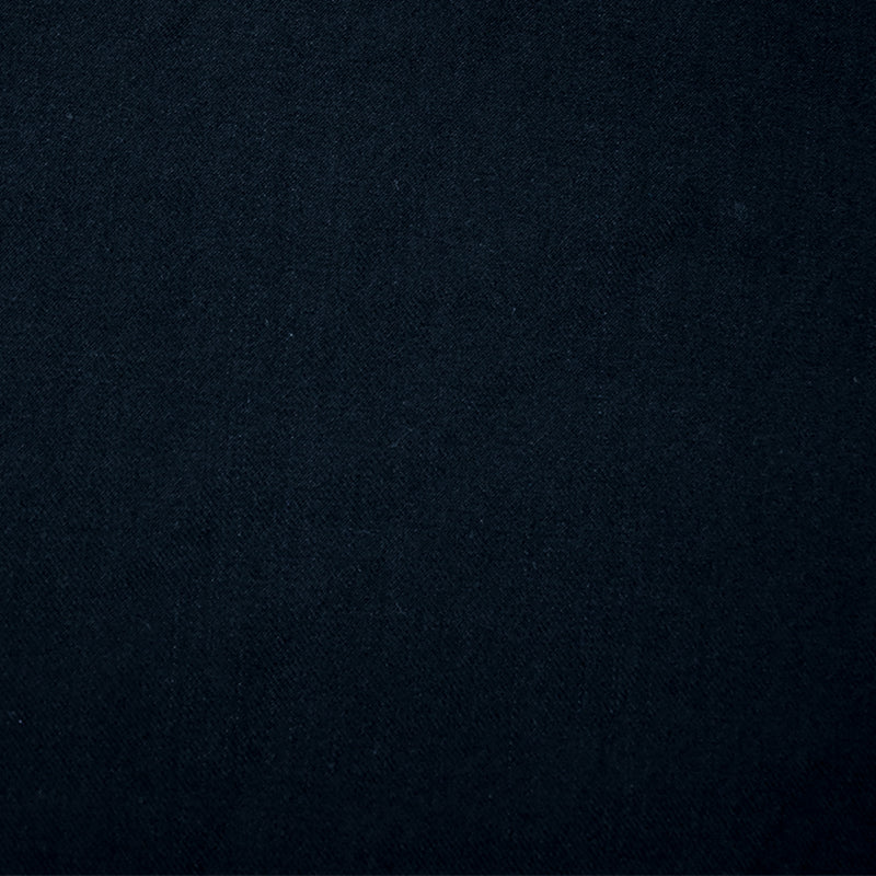 Navy-Black Wool Twill Woven Suiting Fabric