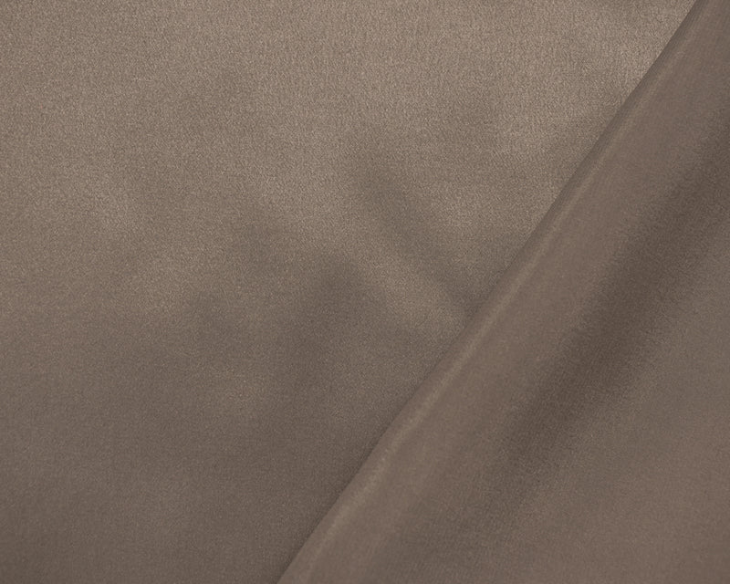 Gray Silk Famous Designer Crepe De Chine Woven Fabric