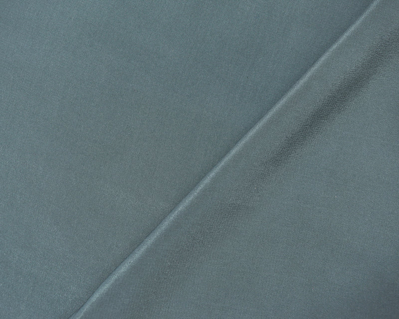 Blue Silk Famous Designer Crepe De Chine Woven Fabric