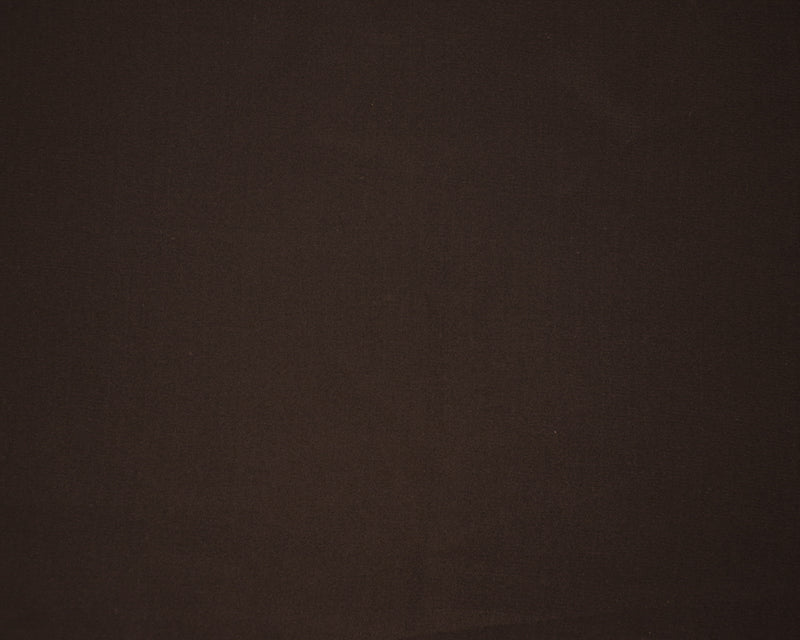 Deep Brown Silk Famous Designer Crepe De Chine Woven Fabric