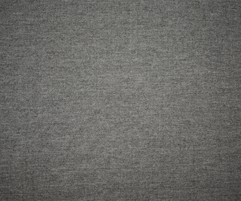 Gray-Black Poly-Cotton Stretch Spandex Textured Double Knit Fabric