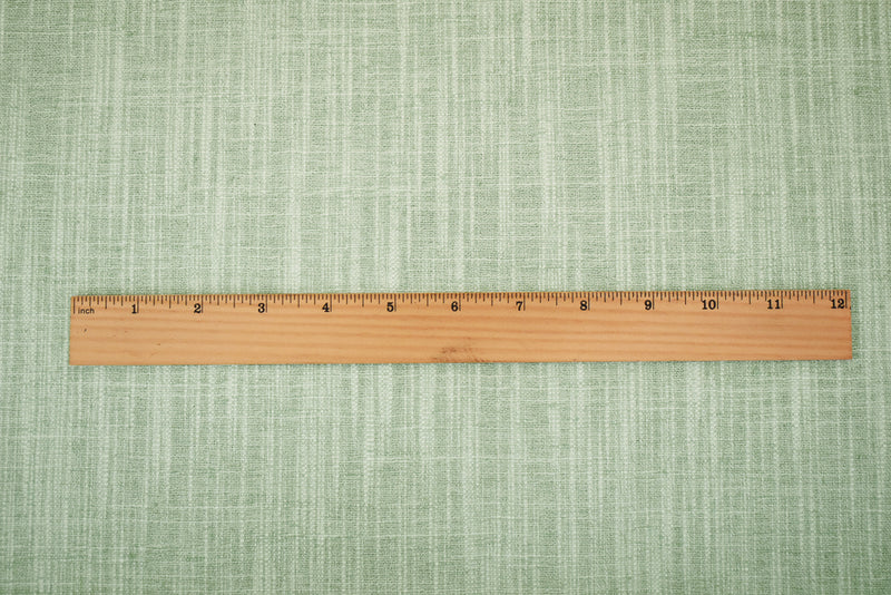 Green-White Polyester Textured Slub Woven Home Decorating Fabric