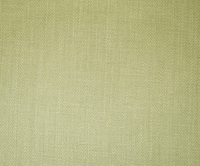 Green-Yellow-Ivory Cotton-Poly Broken Herringbone Woven Decorating Fabric