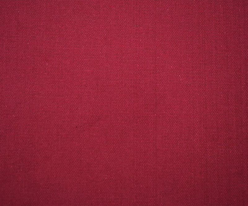 Red 8 oz. Solid Cotton Canvas Woven Fabric