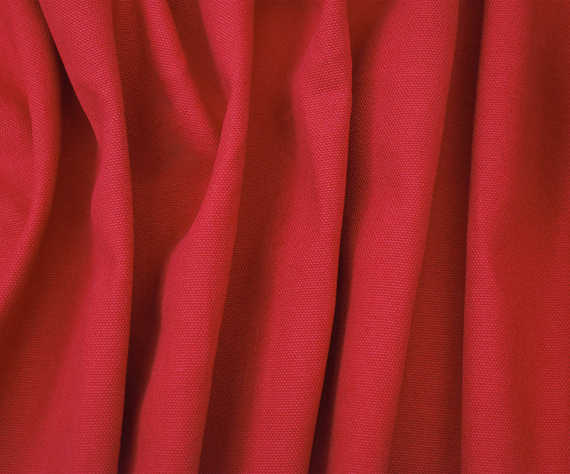 2 YD PC-Red 8 oz. Solid Cotton Canvas Woven Fabric