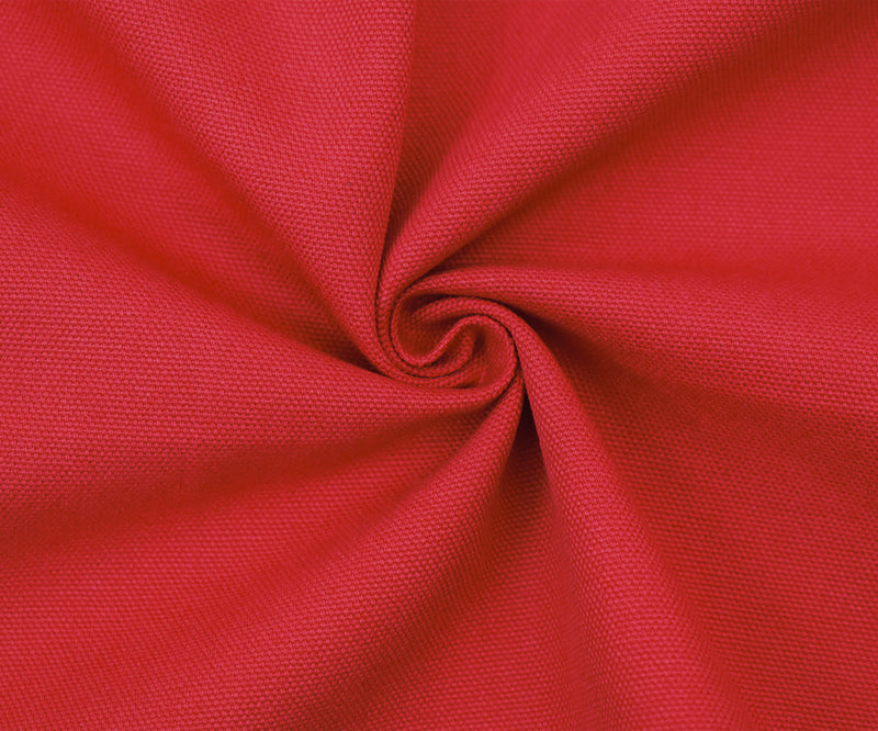 2 YD PC-Red 8 oz. Solid Cotton Canvas Woven Fabric