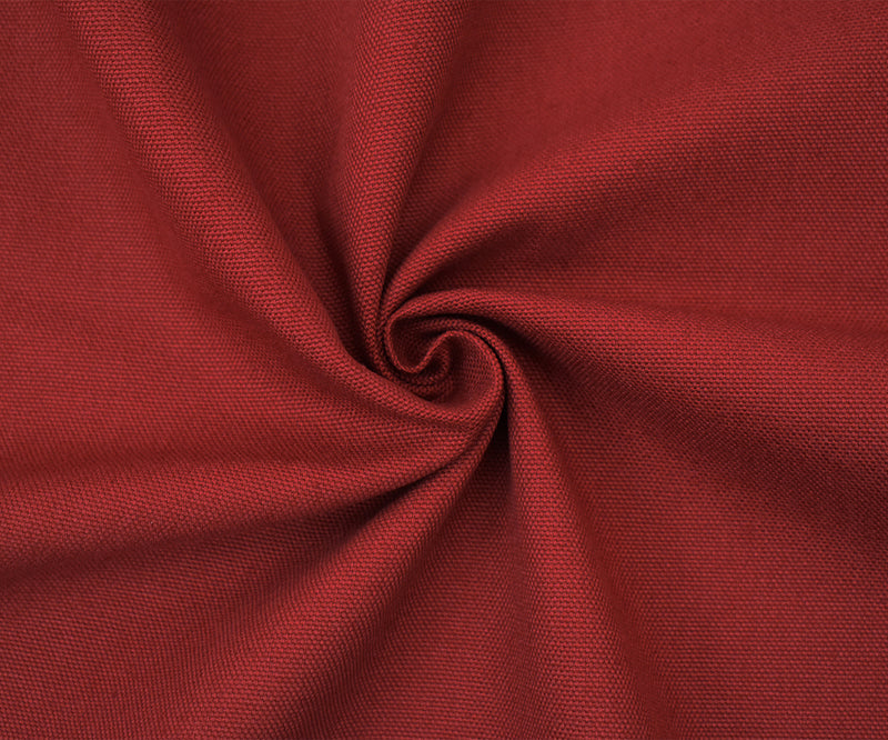 Red 8 oz. - Solid Cotton Canvas Woven Fabric
