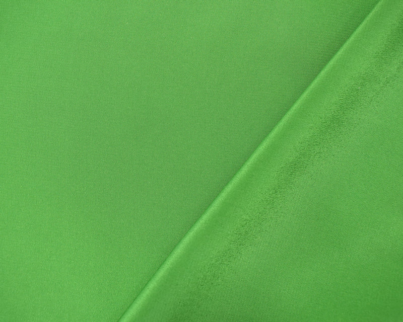 Green Silk Famous Designer Crepe De Chine Woven Fabric
